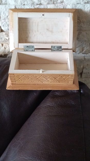 Boite a bijoux artisanale en bois