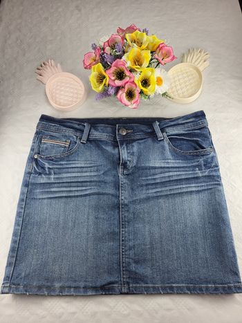 Jupe en jean bleu simple K.woman taille42