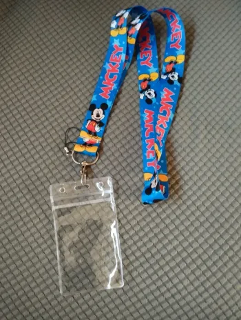 Lanière mickey bleu foncé