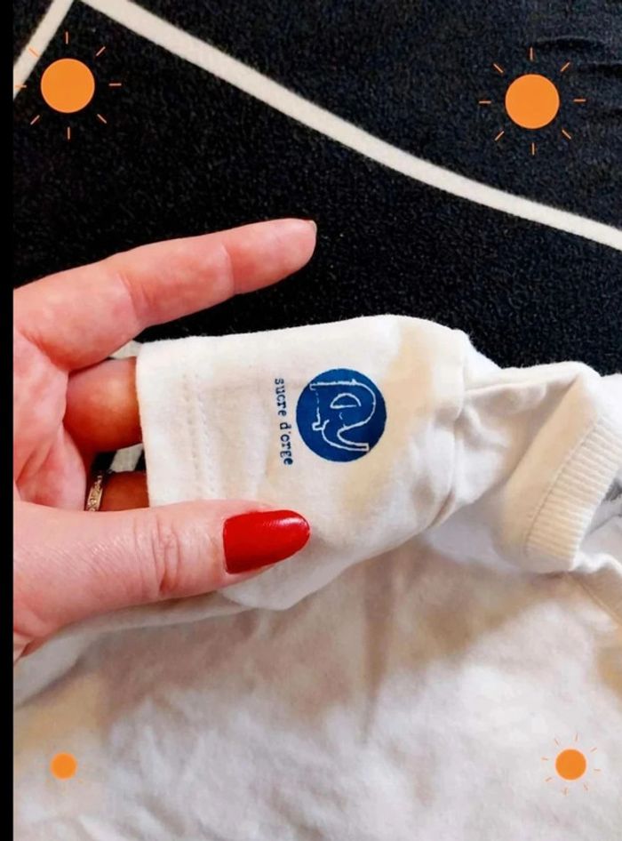 Tee shirt T 3mois MC - photo numéro 3