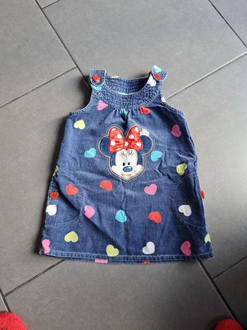Robe en velours minnie