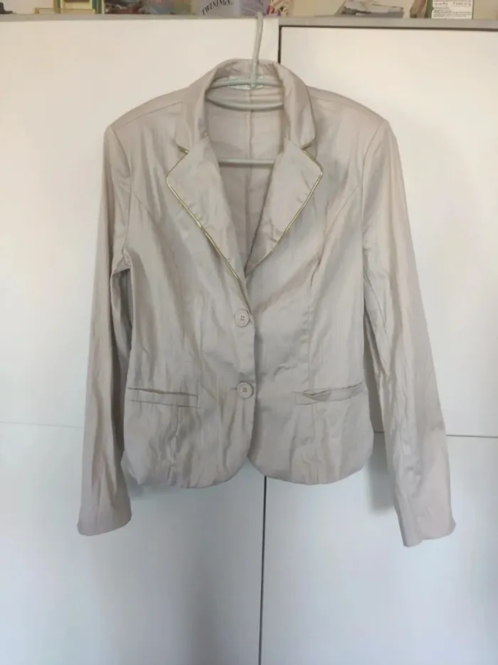 Veste beige doré Lili Mercredi Taille 2