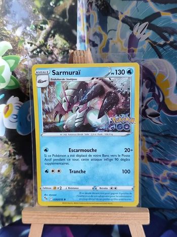 Sarmuraï holo rare 26/78 pokemon go