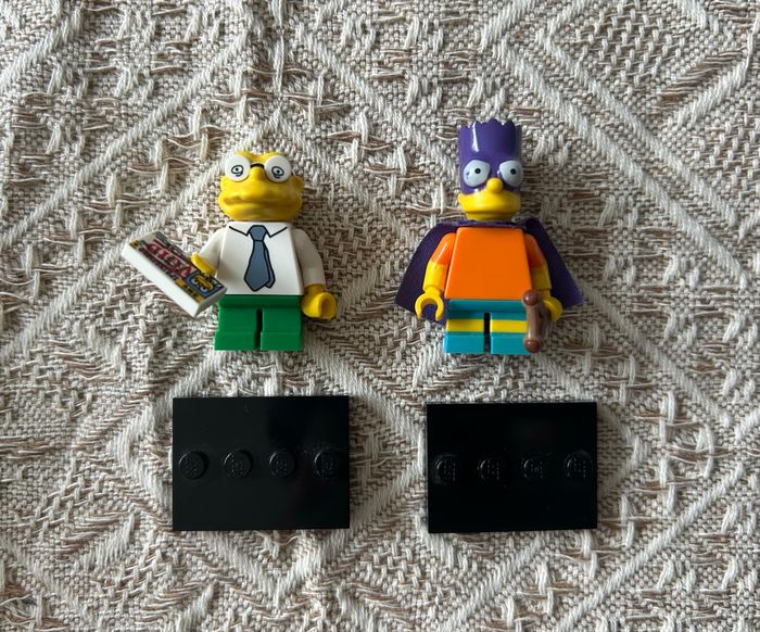 Lot de 2 Figurines Lego Simpson - photo numéro 1