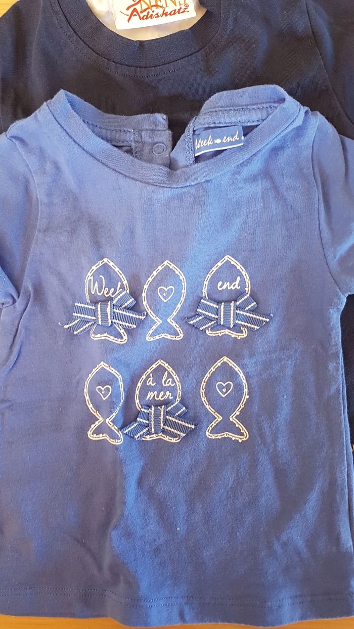 Lot Tee shirt 6 mois - photo numéro 3
