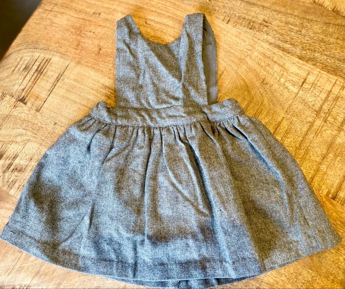 Ensemble Natalys 12 mois – robe en laine + chemisier – très bon état - photo numéro 2