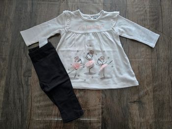 Ensemble tee shirt et leggings