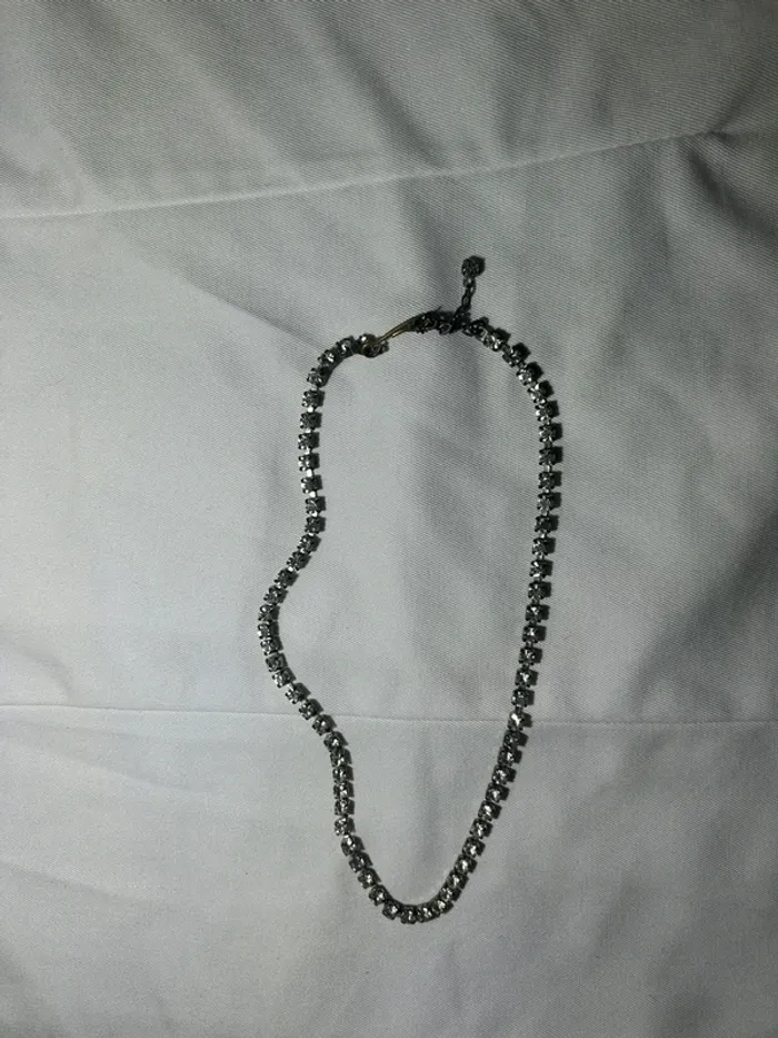Collier argenté vintage - photo numéro 2