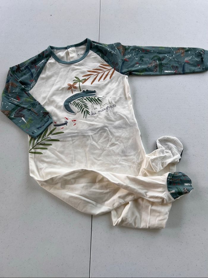 Pyjama 1 pièce petit béguin crocodile taille 3 ans