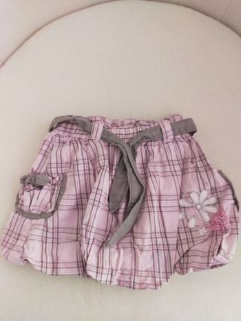 Jupe courte doublé fille