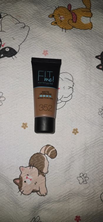 Fond de teint fit me matte + poreless gemey maybelline  352