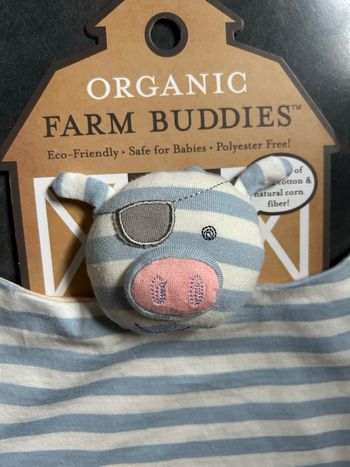 Doudou bio cochon pirate Organic Farm Buddies