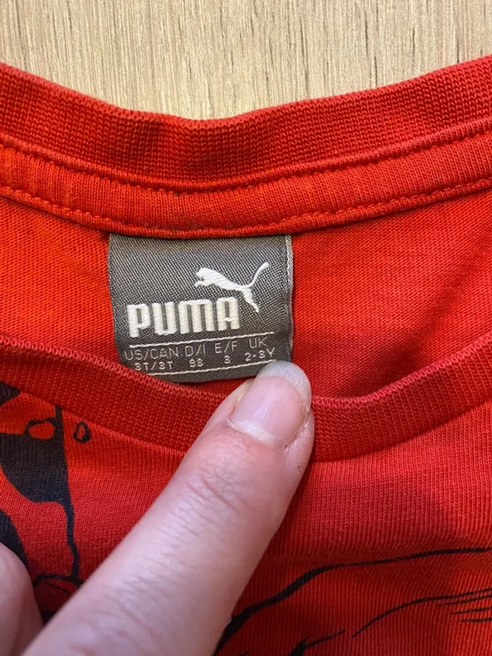 tee-shirt garçon puma/adidas - photo numéro 3