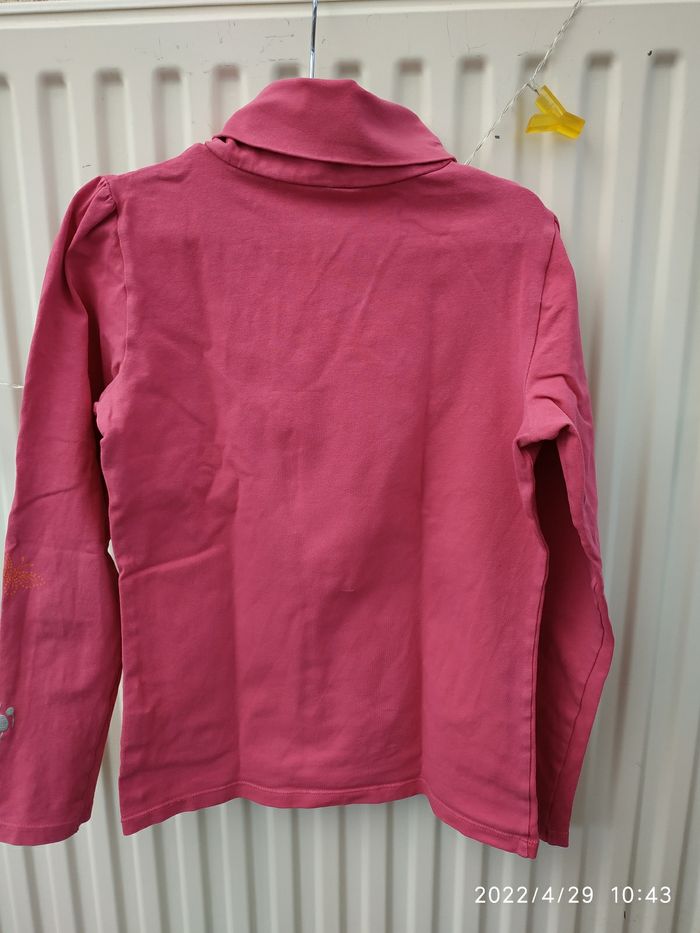 🌸 Sous pull rose fushia 10 ans "Orchestra" - photo numéro 2