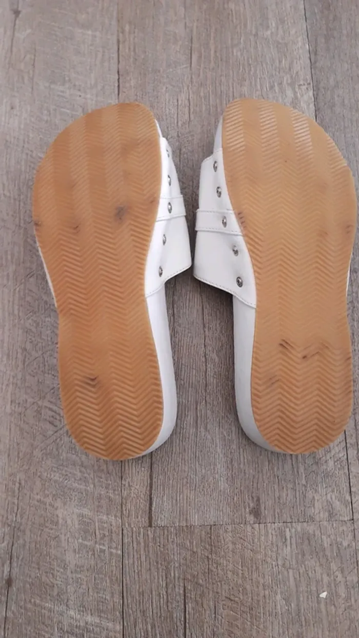 Mules femme cuir - photo numéro 2