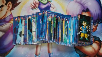 Lot 81 Cartes Dragon Ball GT Panini serie 2 Part cards set