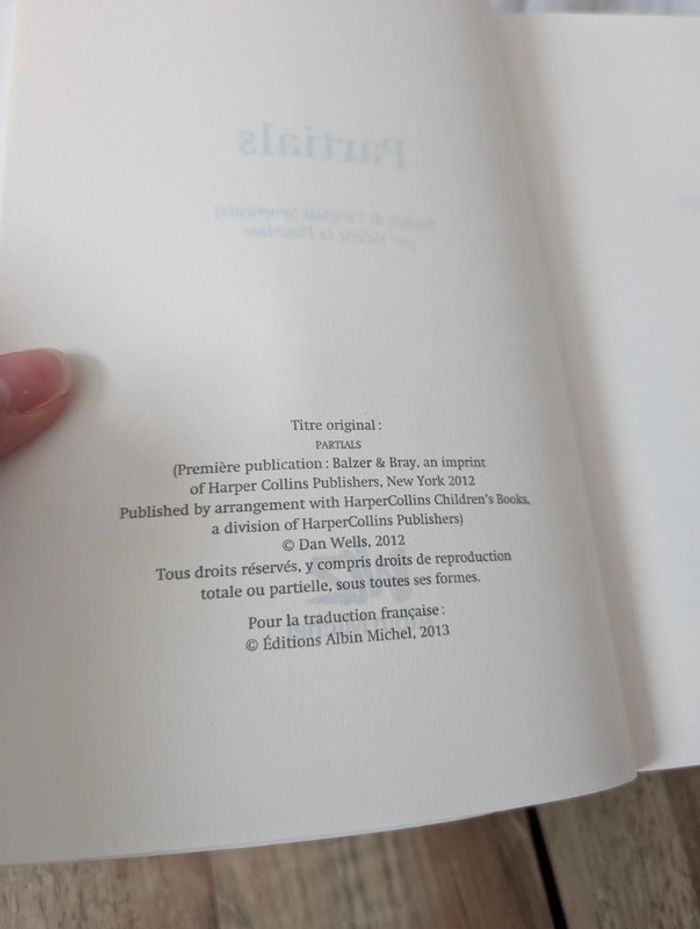 Lot livres Partials - photo numéro 4