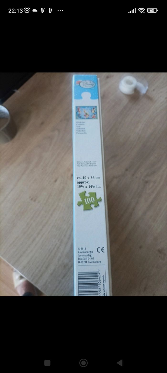 Puzzle Disney fairies princesses 100 pièces - photo numéro 4