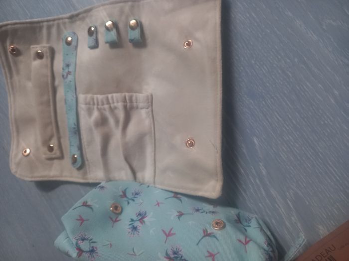 Petite trousse de toilette manoukian / trousse à maquillage - photo numéro 7