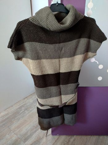 long pull sans manches taille M