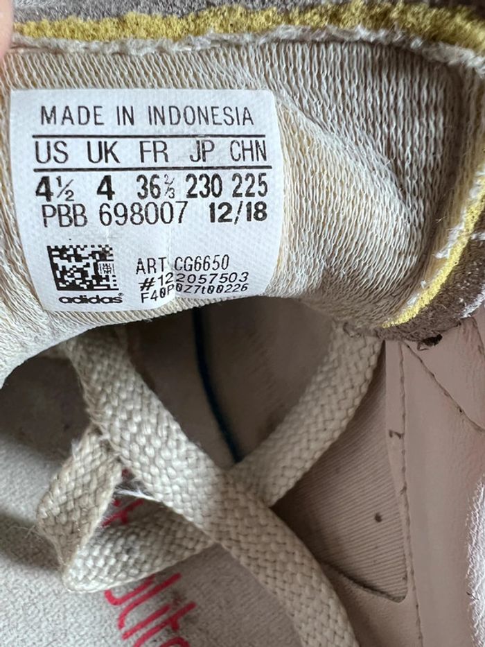Adidas Campus Beige – Sneakers Suède Pointure 36 2/3 - photo numéro 13