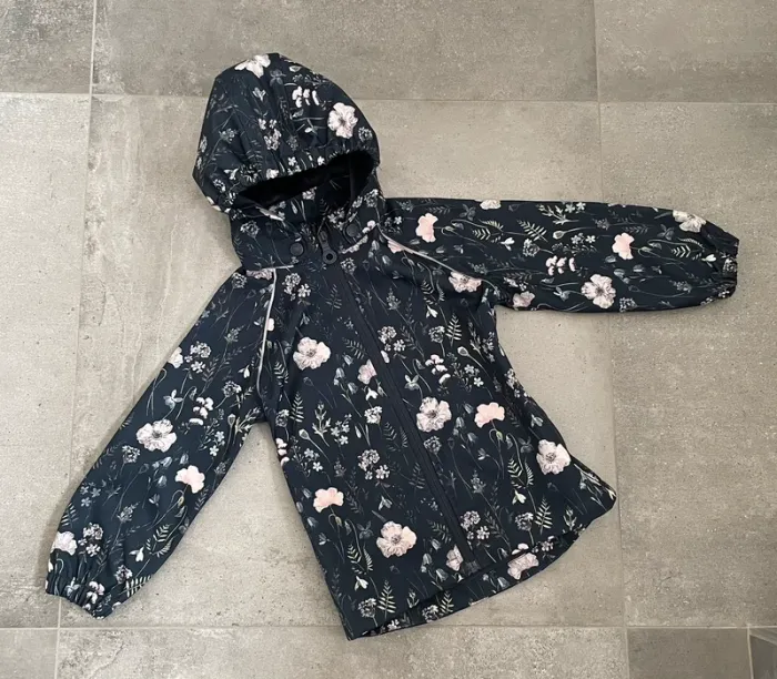 Veste coupe-vent/imperméable « Minymo » bleu marine à motifs taille 3 ans-98 cm