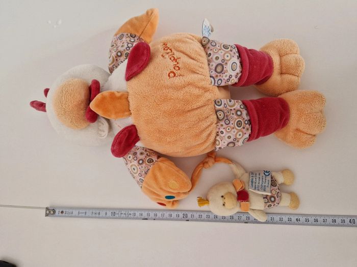 Doudou poule avec son poussin - photo numéro 5