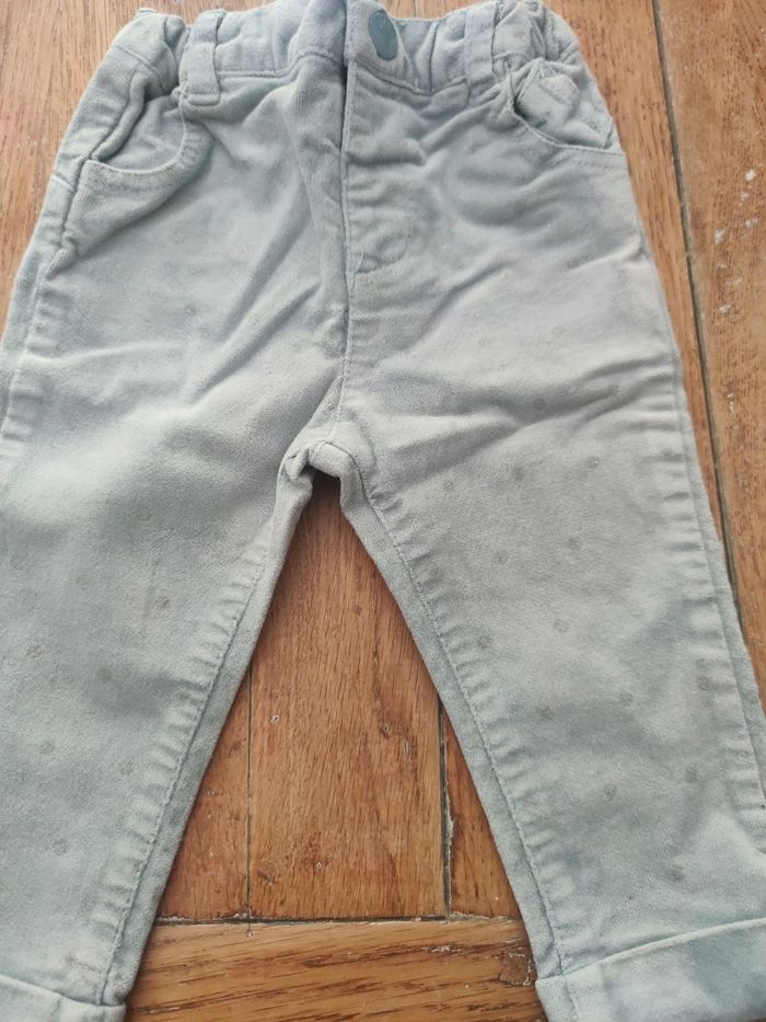 Lot 2 pantalons DPAM 9 mois - photo numéro 4