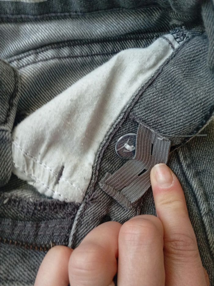 In Extenso - short gris en jean, taille 5 ans _ printemps été - photo numéro 8