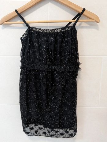 Débardeur noir à paillettes La City