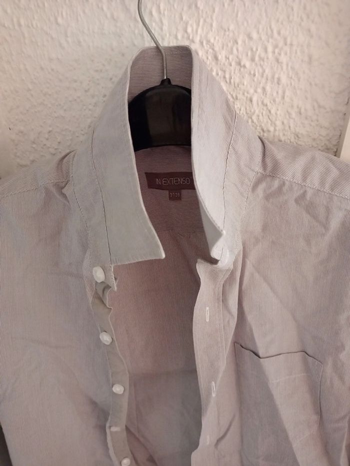 Chemise grise à lignes - photo numéro 2