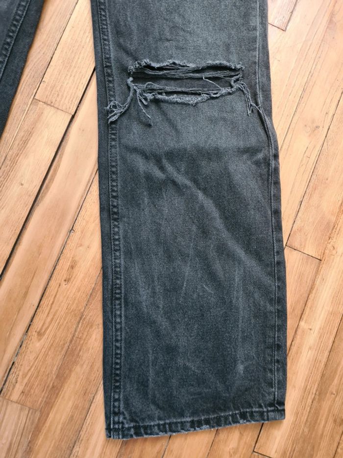 Jean 90’s wide leg déchiré - taille 34 Bershka - photo numéro 7