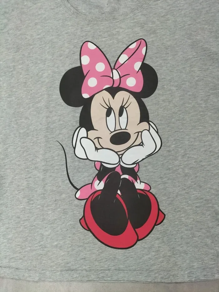 T-shirt Disney – Minnie Mouse gris – Taille M - photo numéro 3