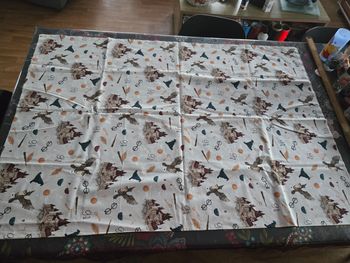 Panneau de tissus motif harry Potter gris clair