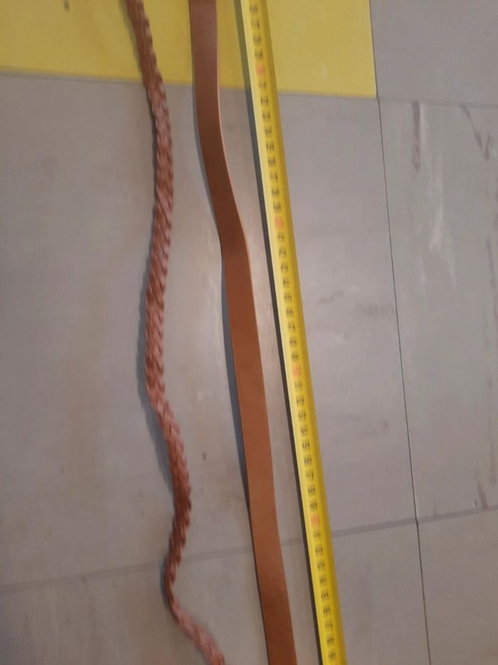 Lot de 2 ceinture marron type cuir - photo numéro 2