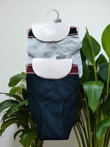 Lot de 2 slips Galeries Lafayette 12 ans