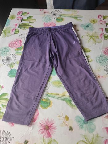 Leggings de sport violet quechua fille 12ans