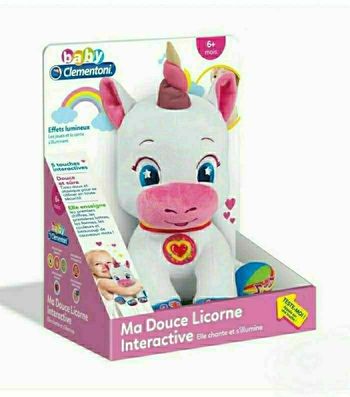 LICORNE INTERACTIVE lumineuse jeu éducatif chansons comptines chiffres lettres..