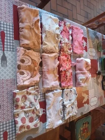 Lots de 11 pyjamas fille 1 3 6 mois