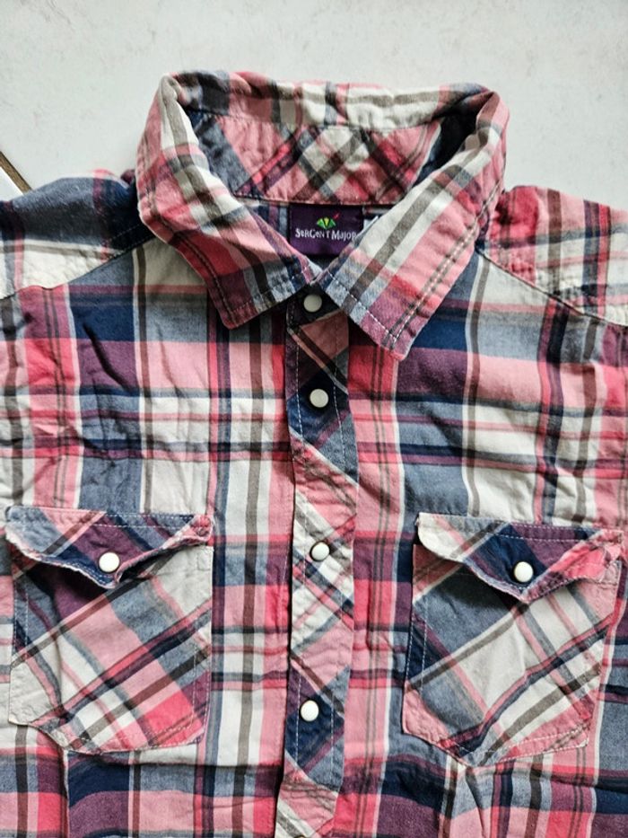 Chemise MC garçon Sergent major 12 ans U33 - photo numéro 4