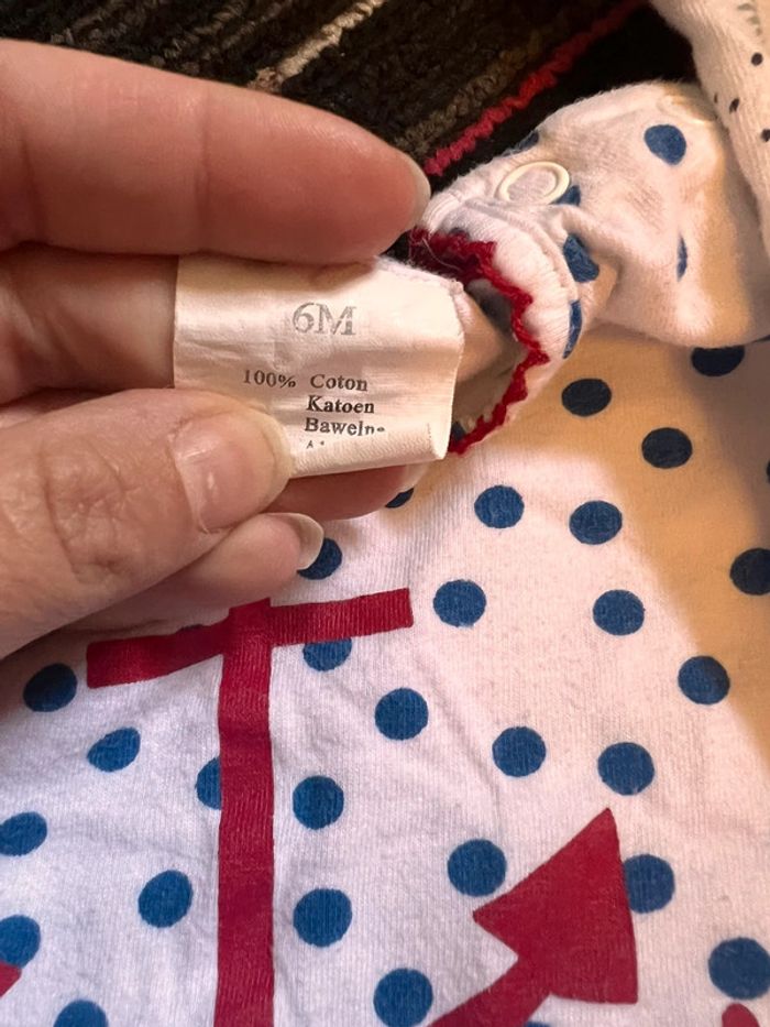 Barboteuse grenouillère été taille 6 mois - photo numéro 2