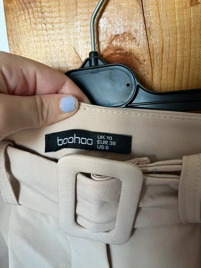 Pantalon chino beige Boohoo T38 très bon état - photo numéro 4