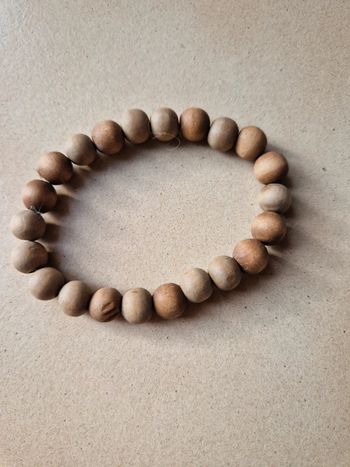 Bracelet perles en bois