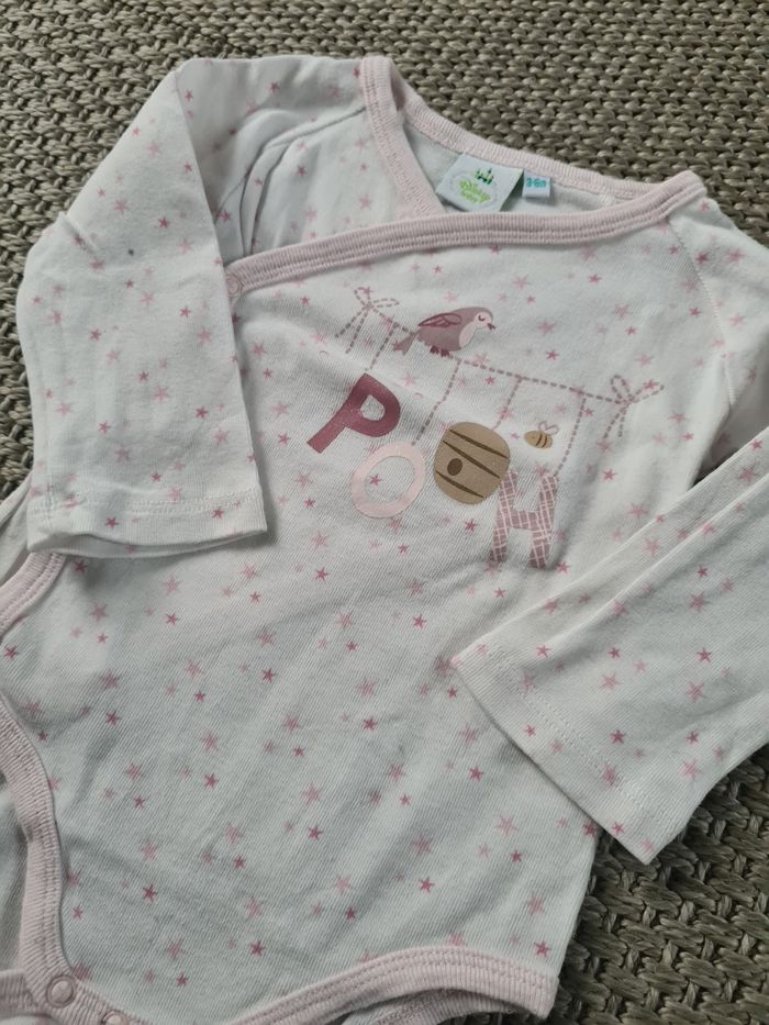 Lot de 2 bodies manches longues fille - 3 mois - photo numéro 4