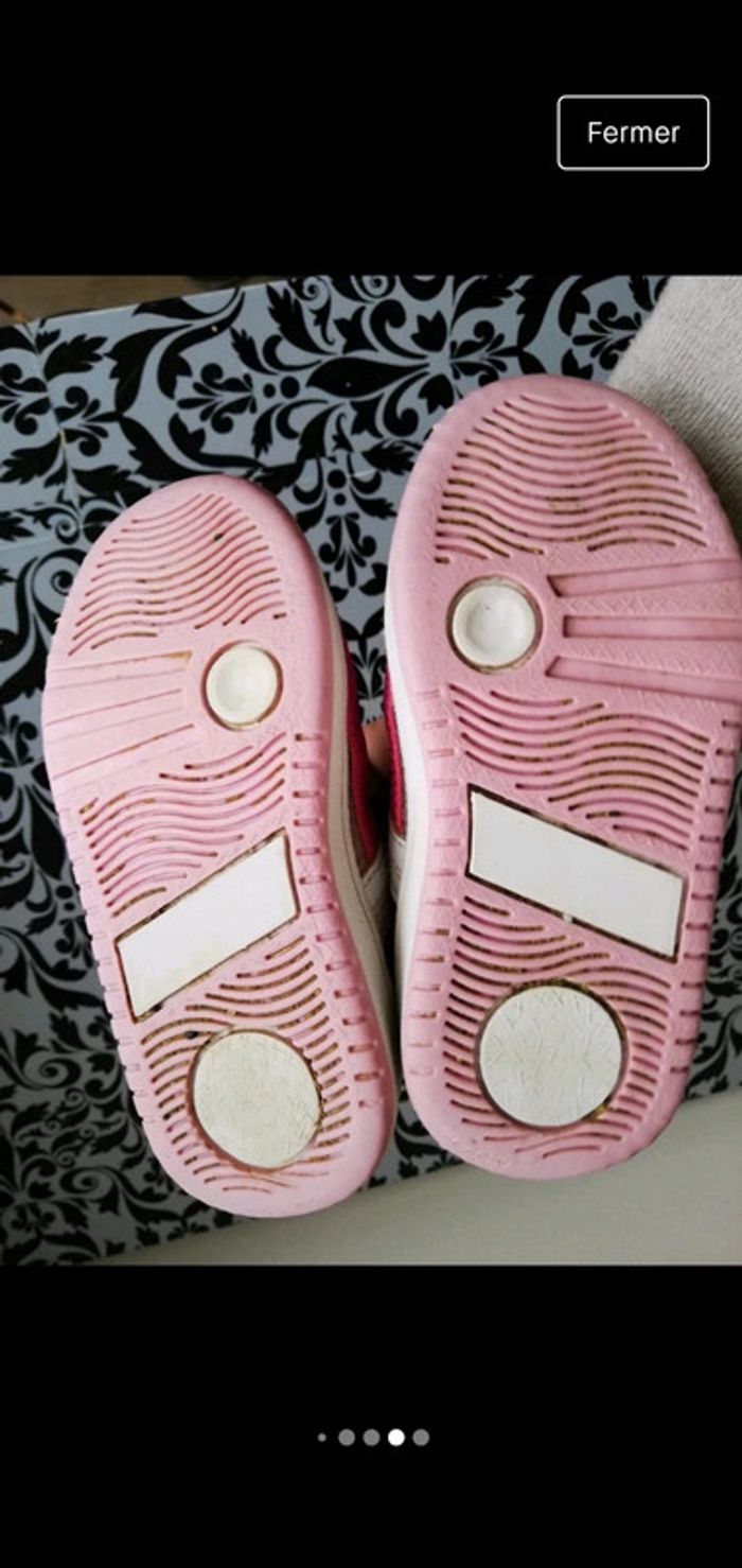 Basket rose à scratch Tex taille 22 - photo numéro 5