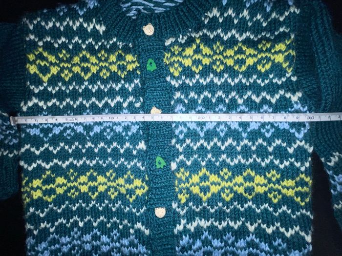 Gilet de Noël tricoté main - photo numéro 6