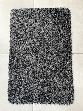 Tapis paillasson noir super absorbant 70x45cm 5FIVE