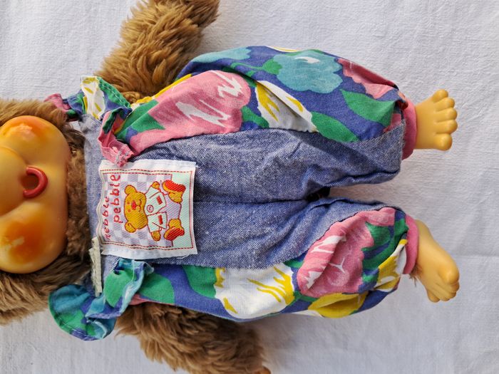 Kiki monchhichi ours en peluche zapf création puschel wuschel Hauteur 26 cm ancien vintage - photo numéro 5