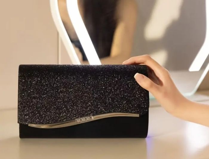 Pochette de cérémonie noire - photo numéro 2