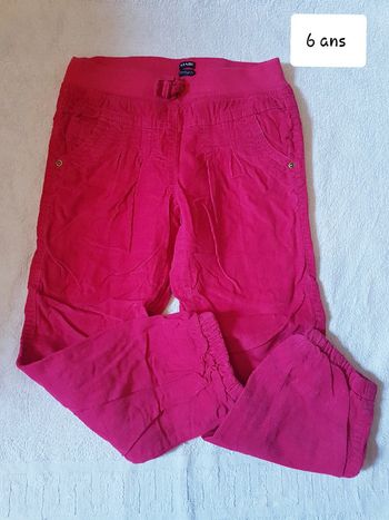 Pantalon velour kiabi 6 ans